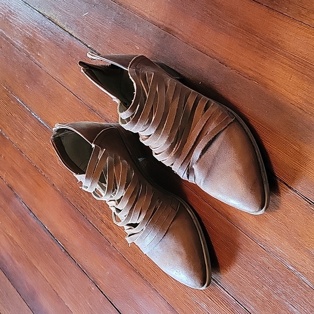 Free People Leather Booties